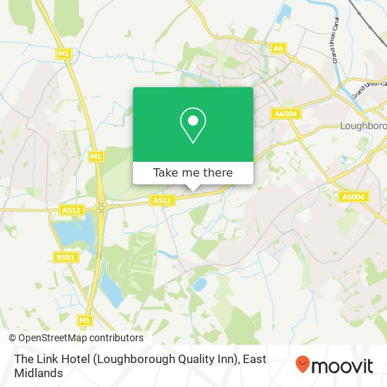 The Link Hotel (Loughborough Quality Inn) map