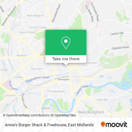 Annie's Burger Shack & Freehouse map