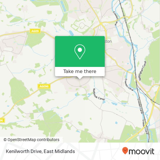 Kenilworth Drive map