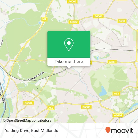 Yalding Drive map