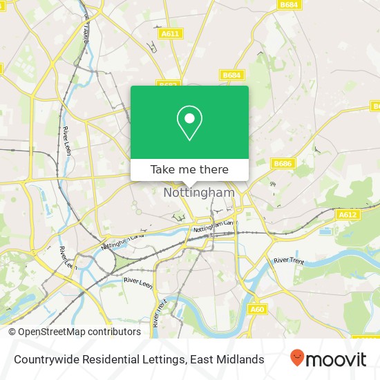 Countrywide Residential Lettings map