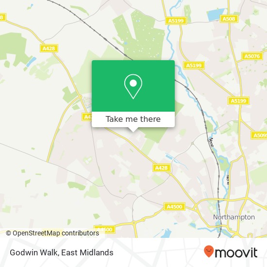 Godwin Walk map