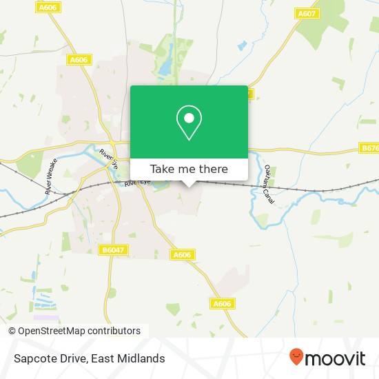 Sapcote Drive map