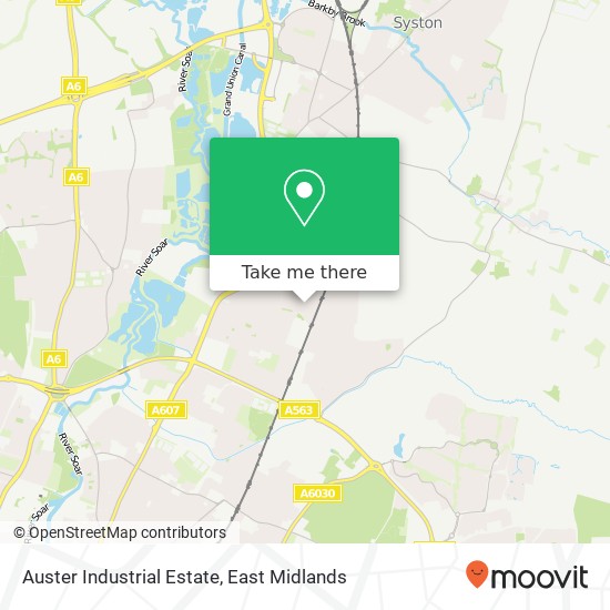 Auster Industrial Estate map