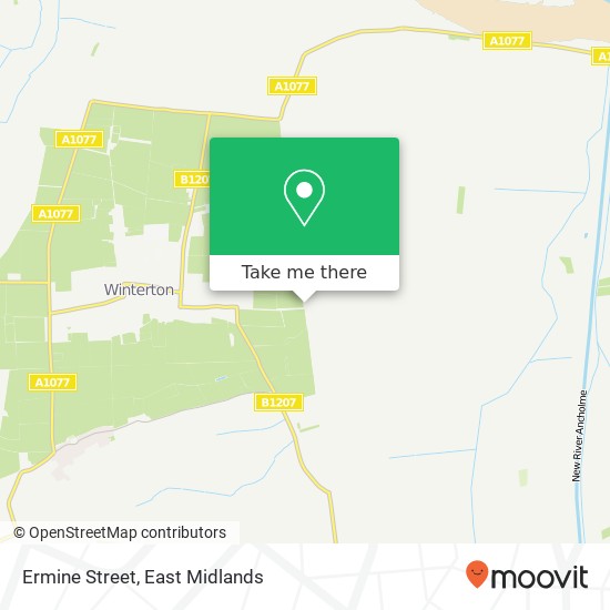 Ermine Street map
