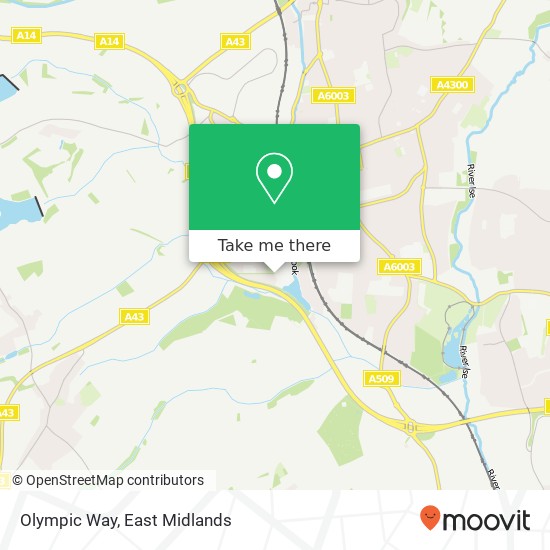 Olympic Way map
