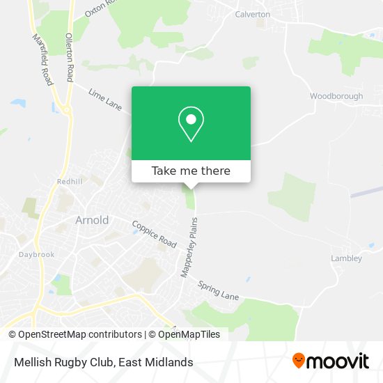 Mellish Rugby Club map