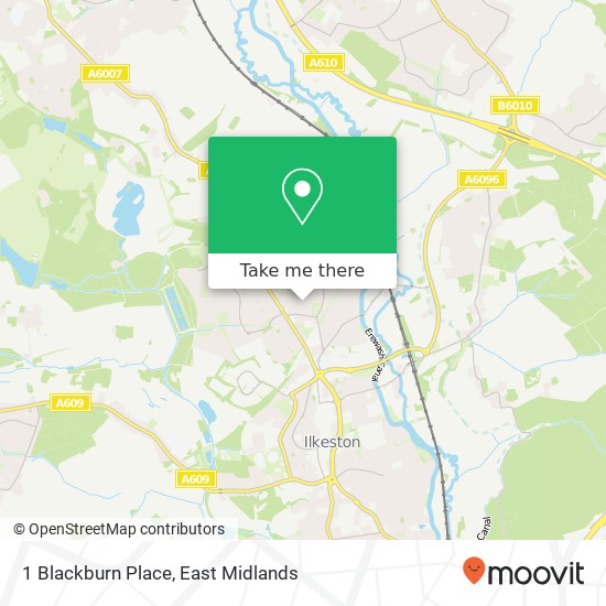 1 Blackburn Place map