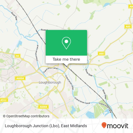 Loughborough Junction (Lbo) map