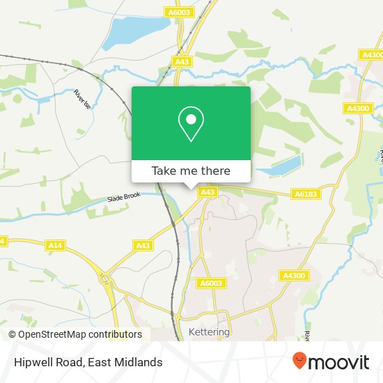 Hipwell Road map