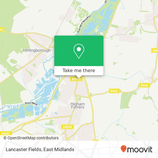 Lancaster Fields map
