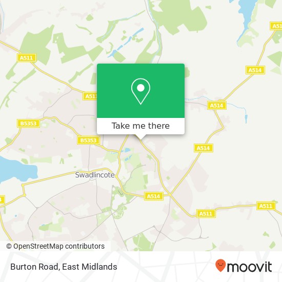 Burton Road map
