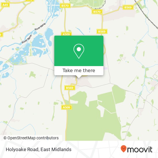 Holyoake Road map