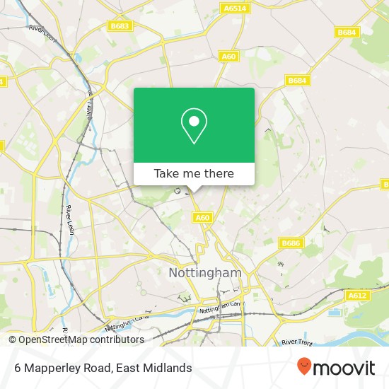 6 Mapperley Road map
