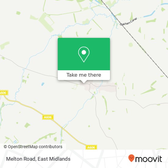 Melton Road map
