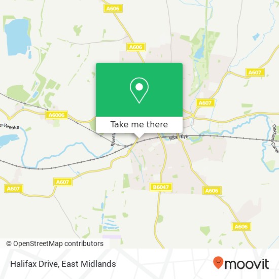 Halifax Drive map