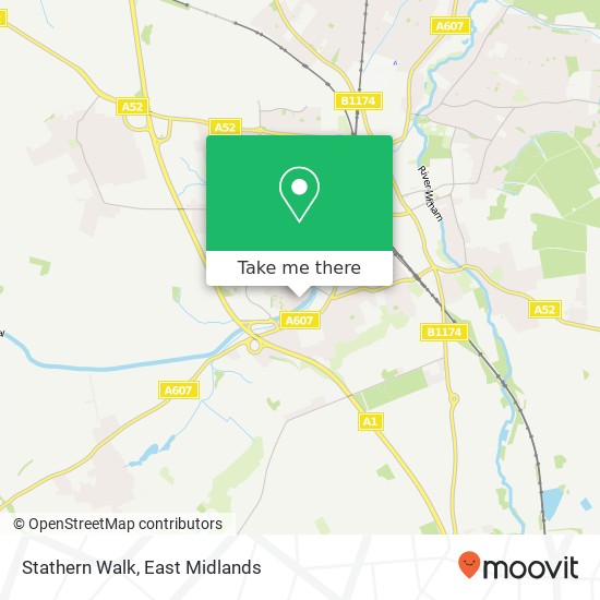 Stathern Walk map