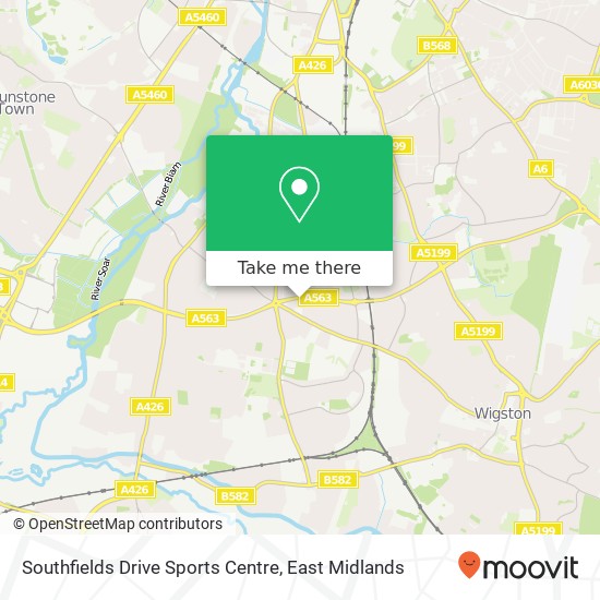 Southfields Drive Sports Centre map