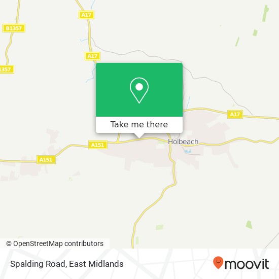 Spalding Road map
