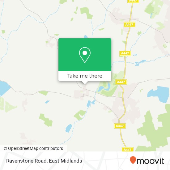 Ravenstone Road map