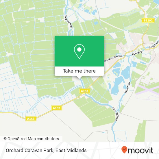 Orchard Caravan Park map