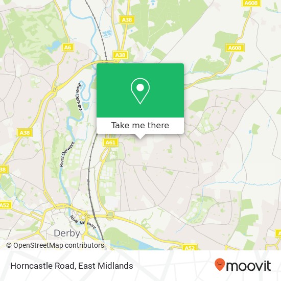 Horncastle Road map