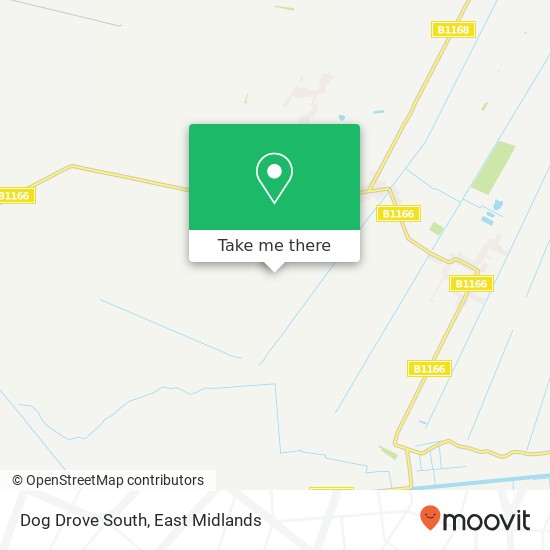 Dog Drove South map