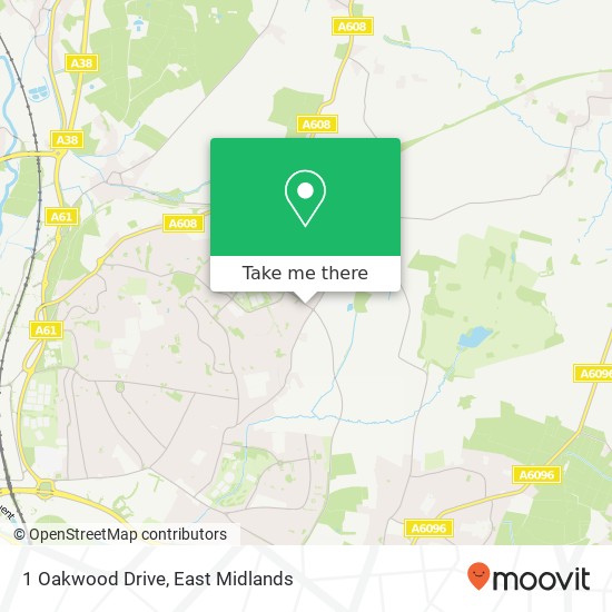 1 Oakwood Drive map