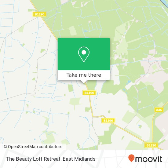 The Beauty Loft Retreat map