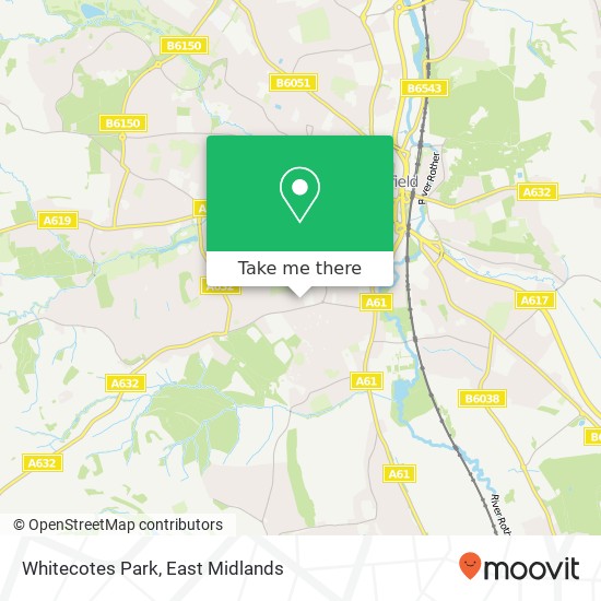 Whitecotes Park map