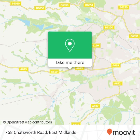 758 Chatsworth Road map