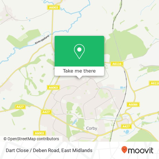 Dart Close / Deben Road map