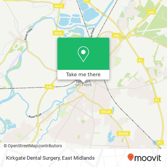 Kirkgate Dental Surgery map
