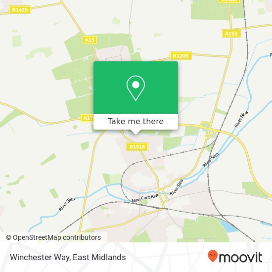 Winchester Way map