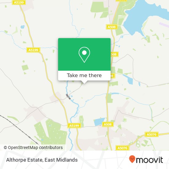 Althorpe Estate map