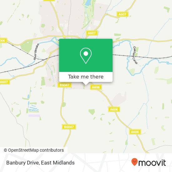 Banbury Drive map