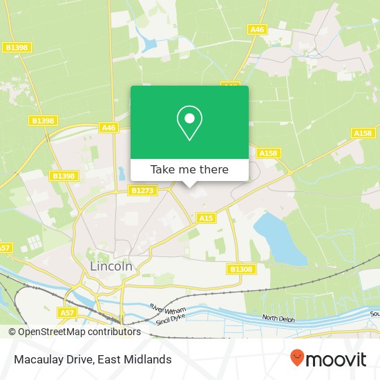 Macaulay Drive map