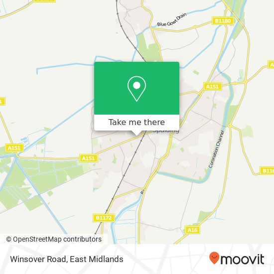 Winsover Road map