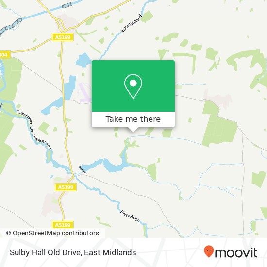 Sulby Hall Old Drive map