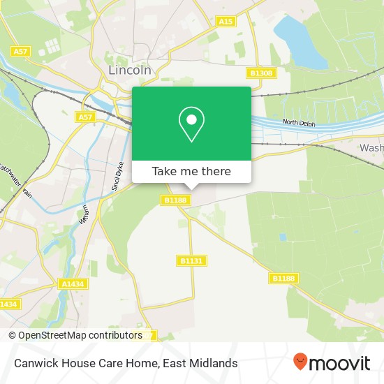 Canwick House Care Home map
