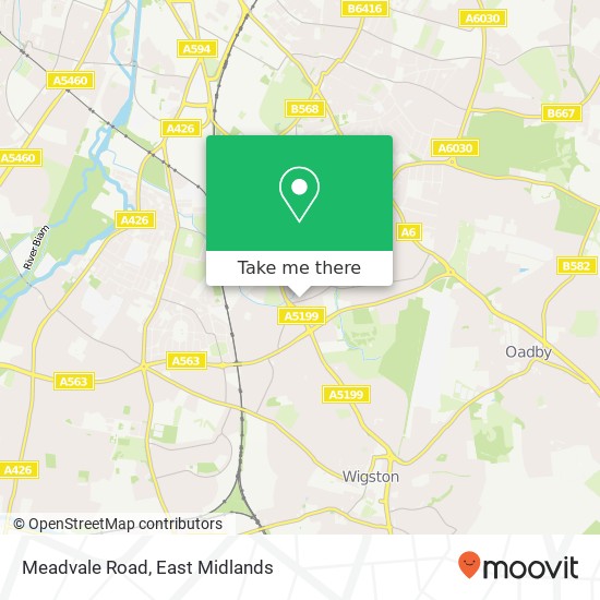 Meadvale Road map