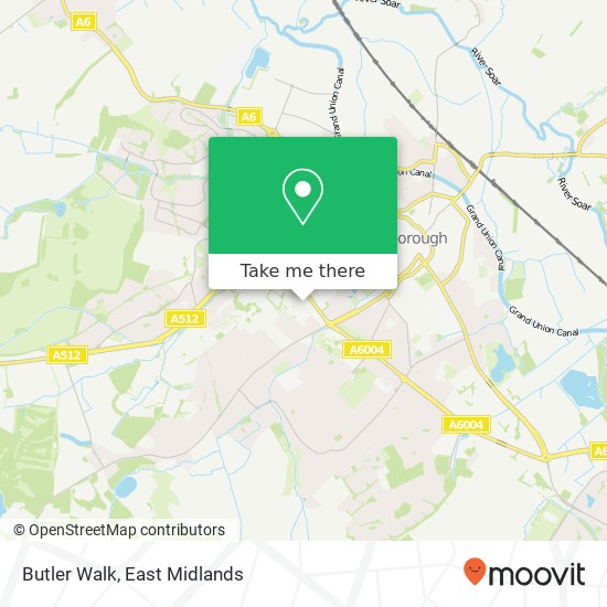 Butler Walk map