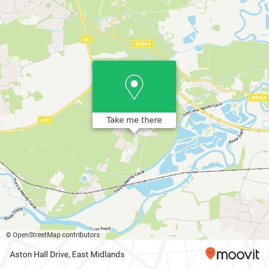Aston Hall Drive map