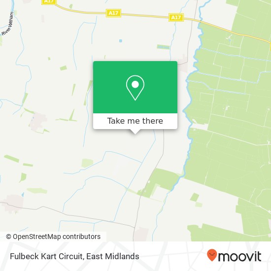 Fulbeck Kart Circuit map