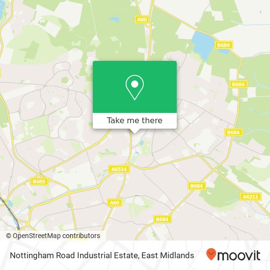 Nottingham Road Industrial Estate map