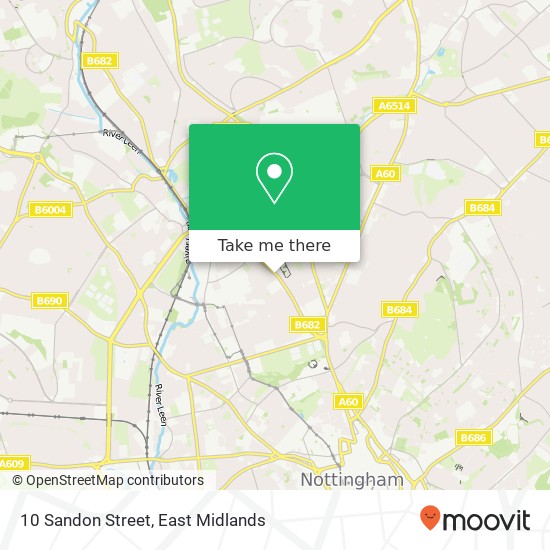 10 Sandon Street map