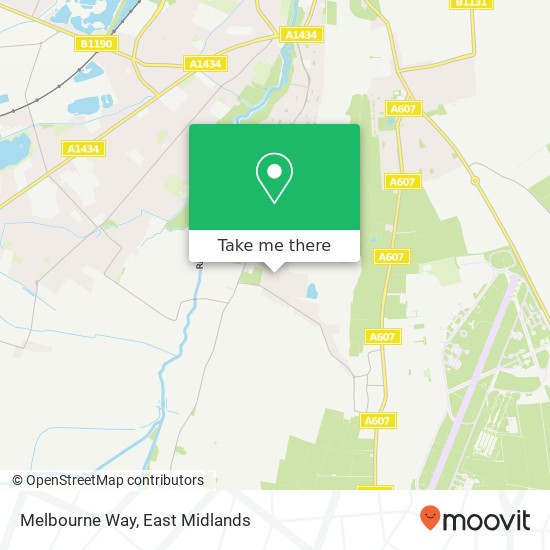 Melbourne Way map