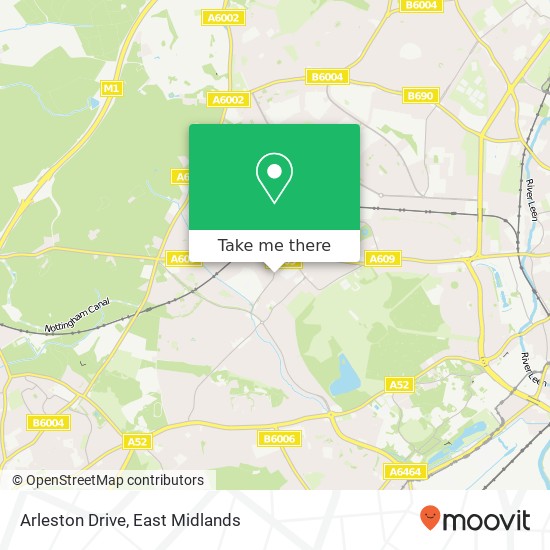 Arleston Drive map