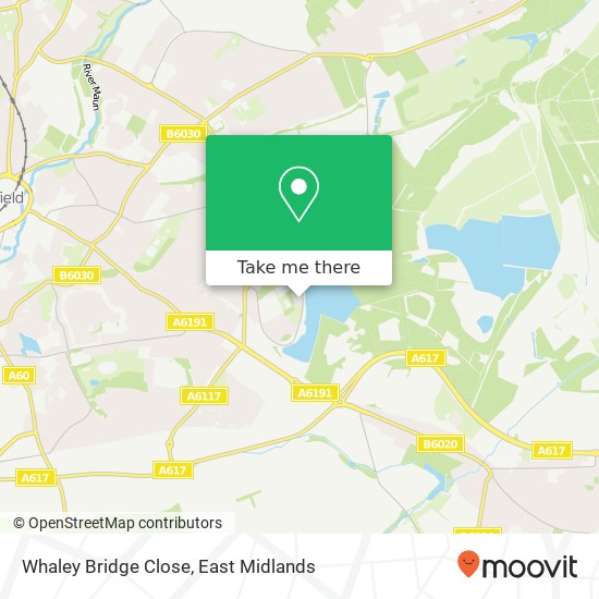 Whaley Bridge Close map