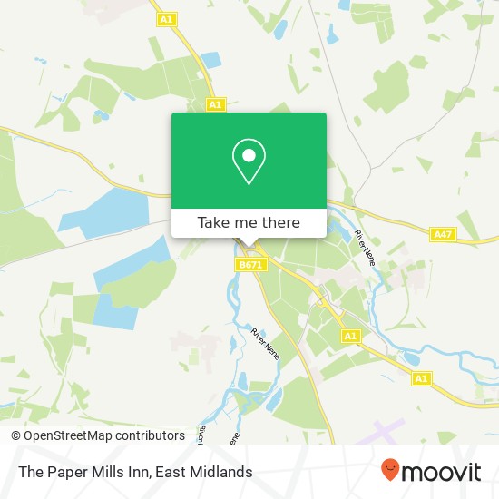 The Paper Mills Inn map